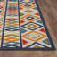 Tapis intérieur / extérieur 3 pi x 5 pi multi aztèque