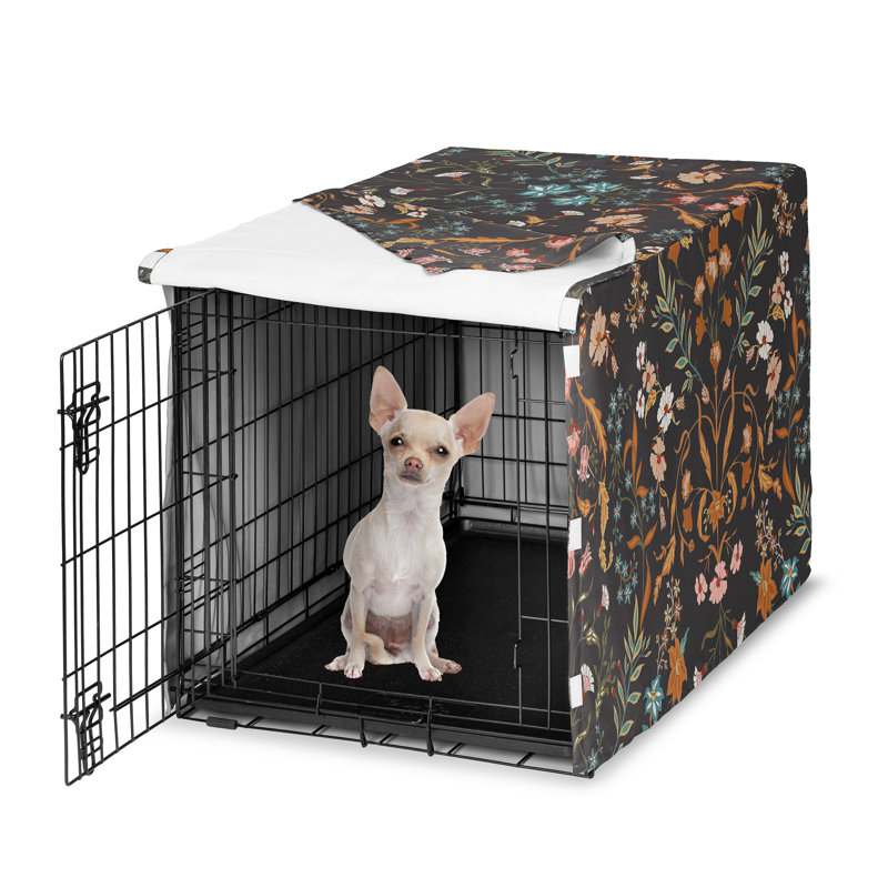 Couvre-cage pour chien Boho par Sweet Jojo Designs, H 20 po x l 24 po x P 18,5 po