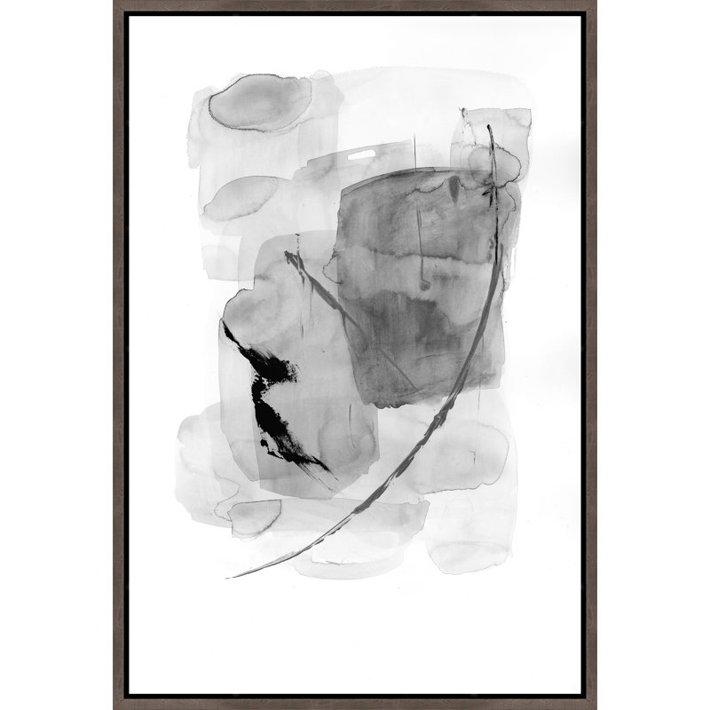 Gray Azul VI Painting by Eve Fairwell