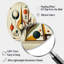Art mural rétro en métal Mid-Century graphique VI - Mid-Century moderne en forme de poire-109627854