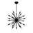24 - Light Sputnik Sphere Chandelier in Black-385250877