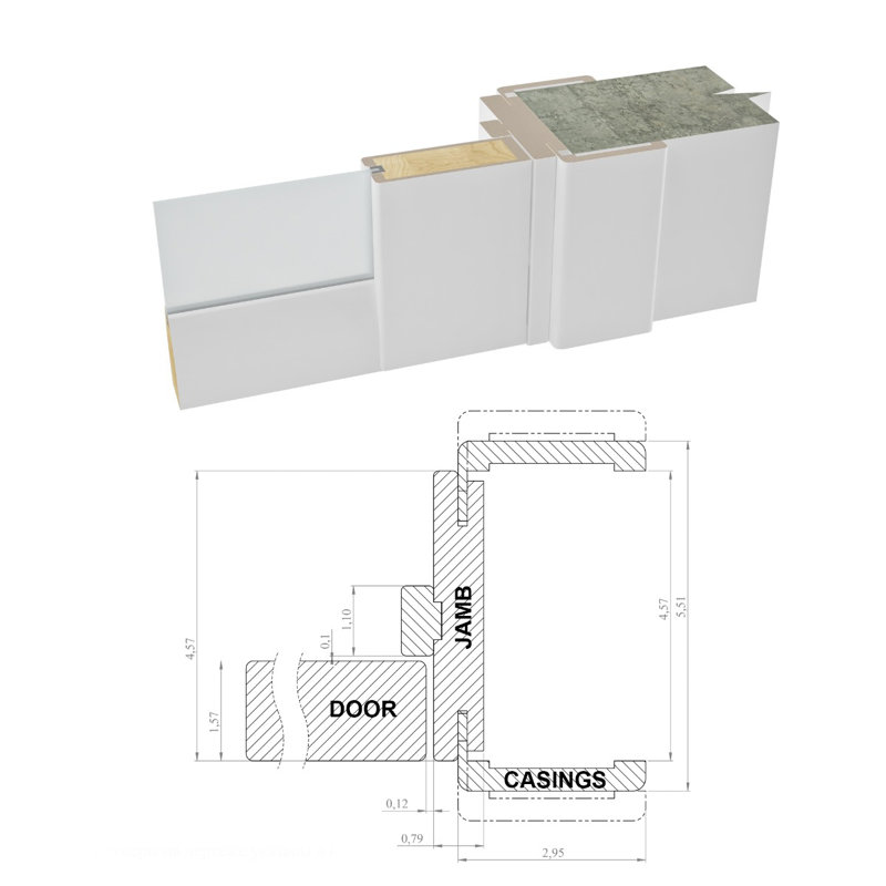 Portes françaises à panneaux, 60 po x 84 po