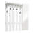 Modern style coat rack with 5 hooks and mirror-645468221