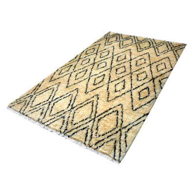 Fremantle Geometric Hand Knotted 150cm X 250cm Area Rug