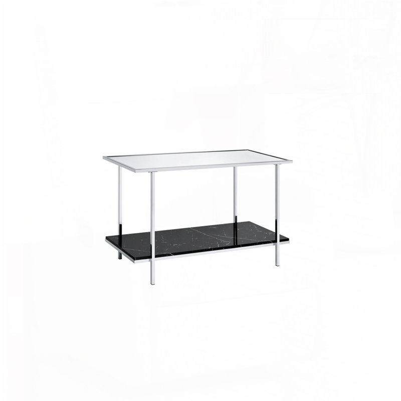 Faux Marble Console Table