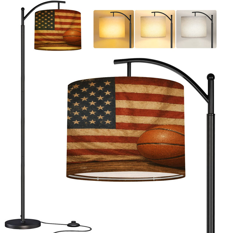  Lampe sur pied Arc Vintage