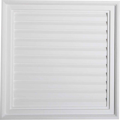 Vertical Gable Vent Louver, Non-Functional