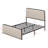 Modern Metal Bed Frame With Upholstered Headboard And Footboard-1075655981-1089144952-1089144930