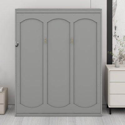 Système de lit escamotable convertible avec unités de rangement attachées