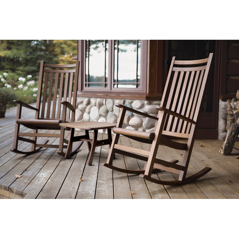 Outdoor Classic Ipe Rocking Solid Wood Chair