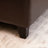 Faux Leather Ottoman