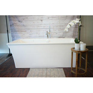 66'' x 36'' Freestanding Soaking Plastic / Acrylic Bathtub