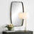 Curved Metal Reversible Accent Wall Mirror