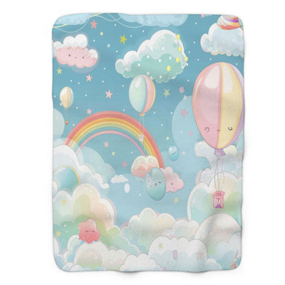 Balloon Extravaganza - 1 Piece Premium Blanket