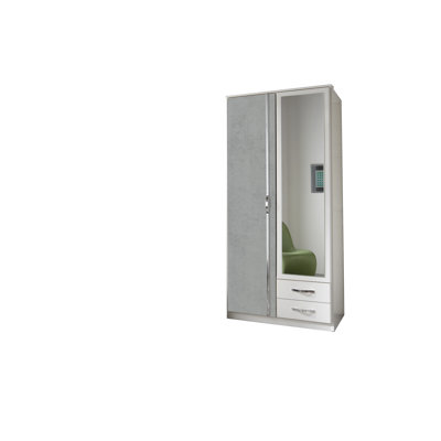 Lalainia 2 Door Manufactured Wood Wardrobe