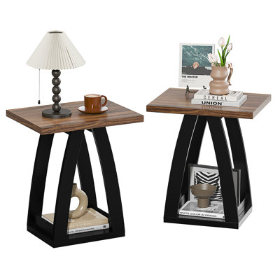 19.69'' End Table,Small Side Table for Living Room,Bedroom,Nightstand(Set of 2)