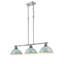 Luminaire suspendu en forme de dôme à 3 lumières pour îlot de cuisine Drakeford-626184612-626184609