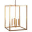 Madison 4 - Light Lantern Rectangle Chandelier