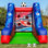 Jeu de cible de soccer gonflable, jeu de fléchettes en PVC avec soufflerie, installation facile pour les fêtes en plein air, les jeux de pelouse, les carnavals et les événements commerciaux