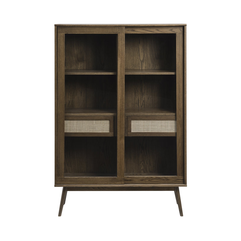 Plessis Display Cabinet, Brown
