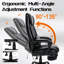 Fauteuil de direction chauffant avec repose-pieds-133409168
