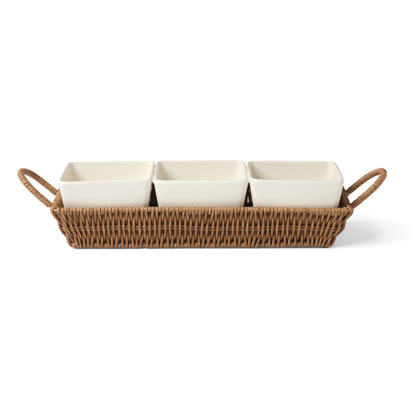 Oneida Willow & White, 4-Piece Serving Set