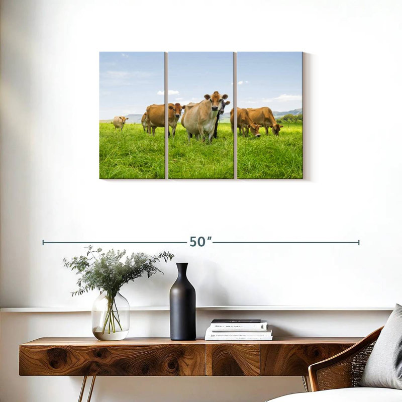 Brampt Farm Cattle, 20" H x 33" W