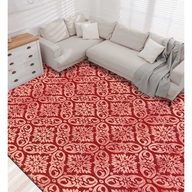 Area Rug in Red