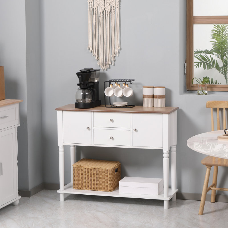 Buffet 2 tiroirs 39,4 po de largeur
