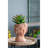 Brown Garden Head Planter - Cement Made For Outdoor Beauty Bust Style-1376902500