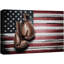 Panneau de bois effet drapeau américain gants de boxe rétro rétro photographie de remise en forme sport décoration murale-98161340