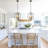 4-Light Geometric Pendant Light with Rotatable Frames