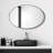 Alaye Stainless Steel Oval Mirror