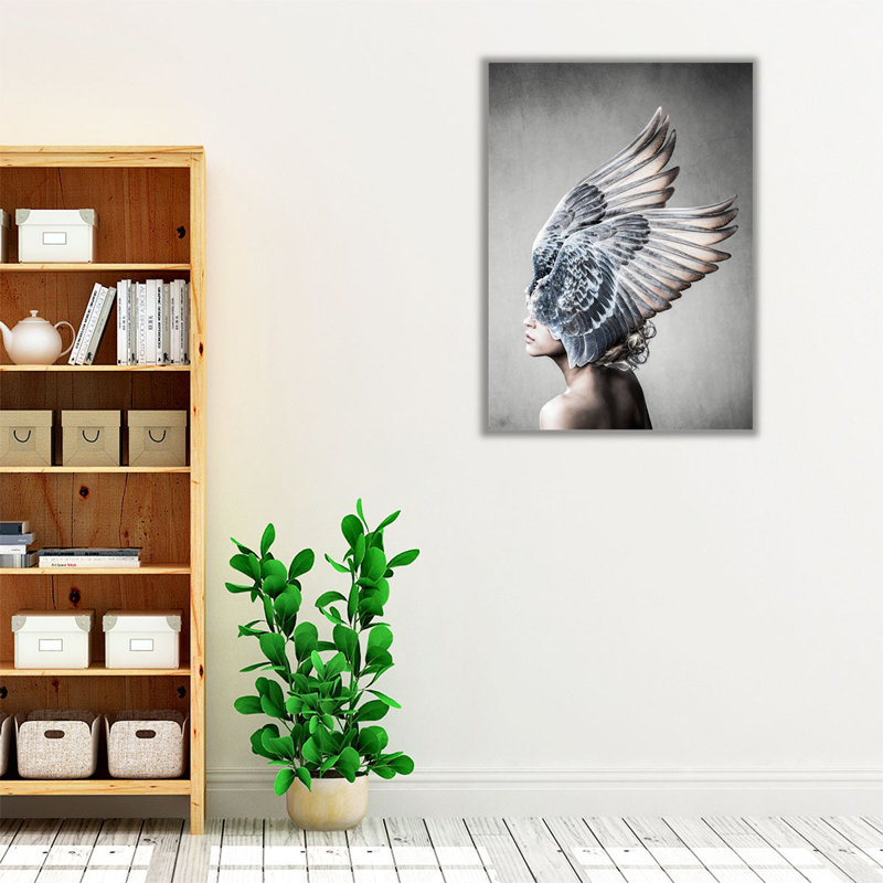 Selene - reproduction d'art sur toile, H 40 po x l 30 po