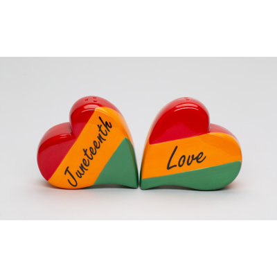 Juneteenth With Love Hearts, sel et poivre
