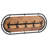  Coat Rack Brown And Black Solid Acacia Wood, Iron Medium Hooks-432419887