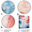 Feu et glace Tachisme Drift I - art mural en métal Tachisme-691578554