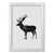 White Grain Frame
