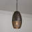 1 - Light Gray Iron Single Pendant