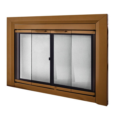 Abbygayle Bifold Steel Fireplace Door