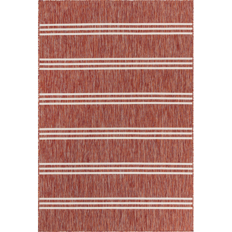 Outdoor Destiny Area Rug Desert Color, Rectangle 6' x 9'