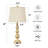 26" Resin Table Lamp with USB and Type-C Outlet-87826404