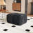 Modern Single Compression Sofa With Ottoman,No Assembly-119637132