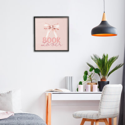 «Blush Pink Book Lover», estampe numérique, conception de Kim Allen