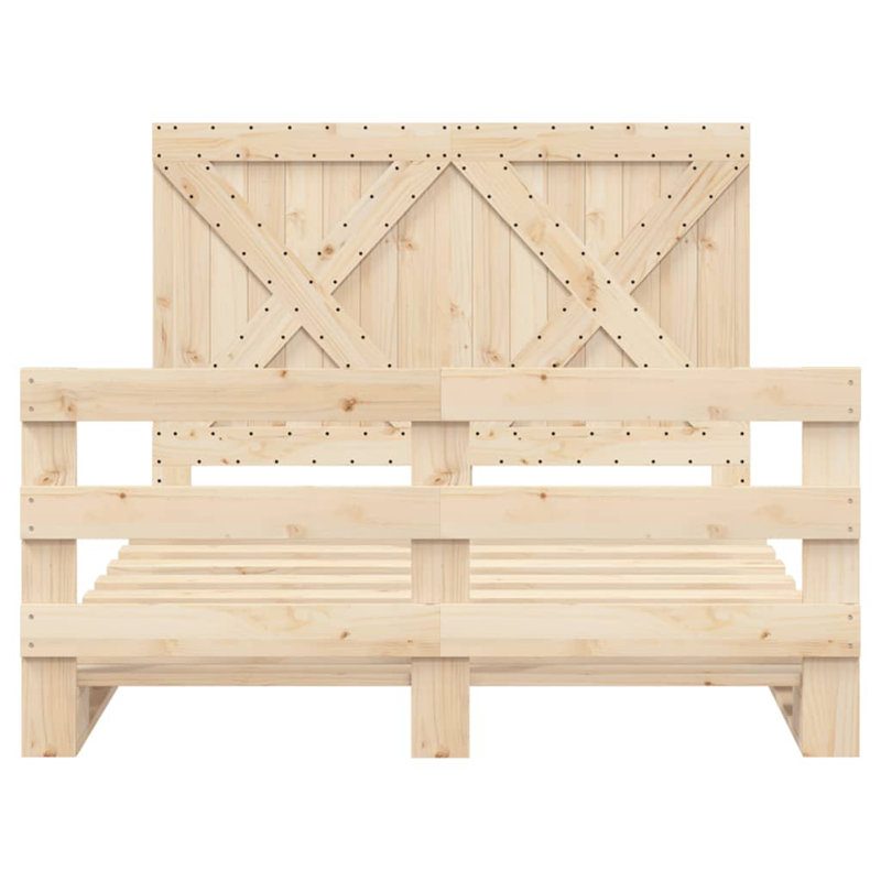 Collete Solid Wood Bed