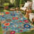 Floral Area Rug, Soft And Lightweight, Suitable For All Seasons, Easy To Maintain And Easy To Clean, Machine Washable Carpet Floor Mat, Suitable For Living Room, Bedroom, Dining Room, Balcony, Patio, Room Decor, Home Decor, Outdoor Decor-1818328748
