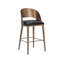 DEZIRAE COUNTER STOOL - BLACK - COGNAC LEATHER-359296377-359296376