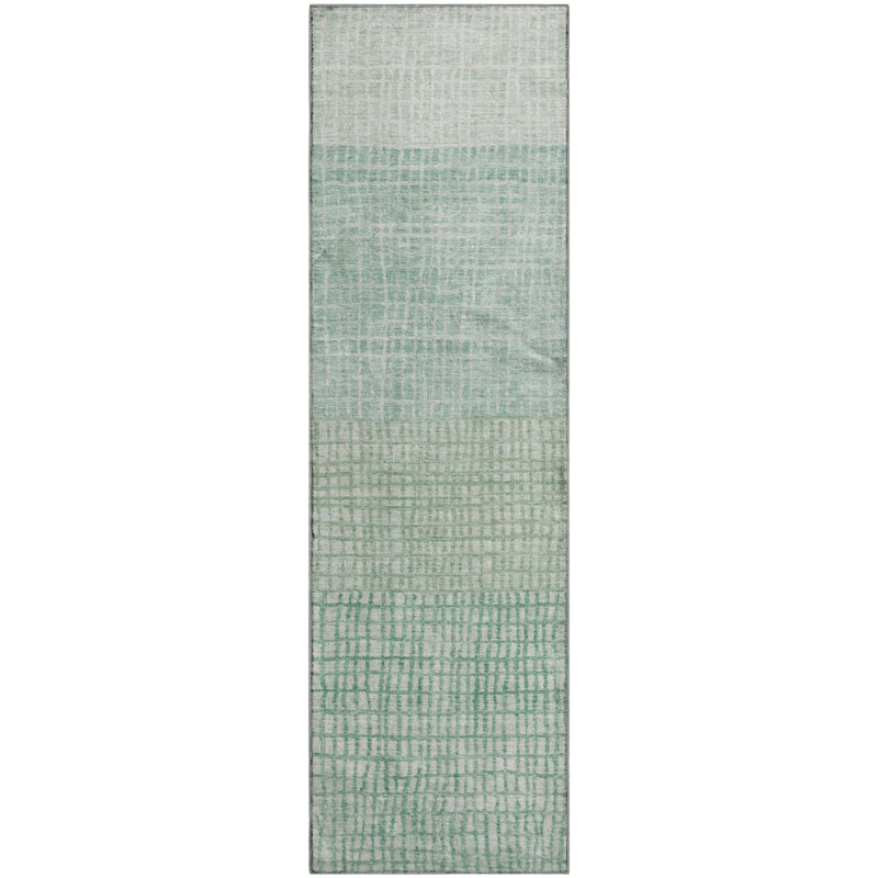 Premium Machine Washable Monnier AMF1831 Geometric Rug, Runner 2'3" x 7'6"