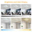 Flausch 8 - Light 60cm Modern Ceiling Light, Dimmable LED Flush Mount with Remote, Rectangle Acrylic Chandelier-1567938449