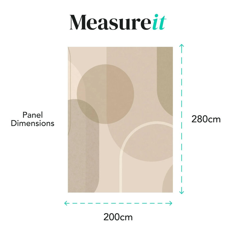 Superfresco Easy Arched Geometric Muted Colours Print To Order Mural, Beige